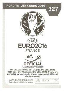 2015 Panini Road to UEFA Euro 2016 Stickers #327 Markus Halsti Back