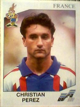 1992 Panini Euro '92 Stickers #53 Christian Perez Front
