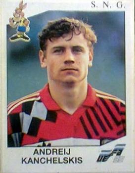 1992 Panini Euro '92 Stickers #179 Andrei Kanchelskis Front