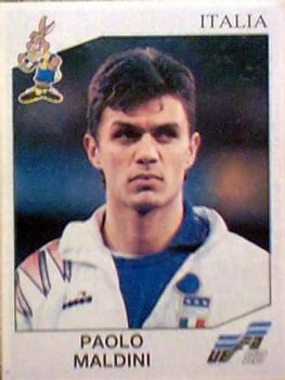 1992 Panini Euro '92 Stickers #240 Paolo Maldini Front