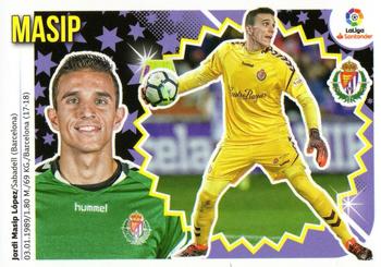 2018-19 Panini LaLiga Santander Este Stickers - Valladolid #1 Masip Front