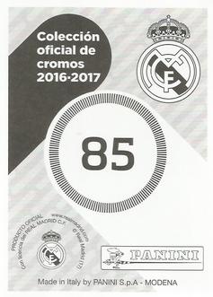 2016-17 Panini Real Madrid Stickers #85 James Rodríguez Back