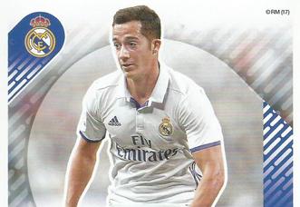 2016-17 Panini Real Madrid Stickers #121 Lucas Vazquez Front