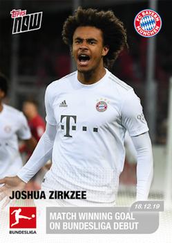 2019-20 Topps Now Bundesliga English #73 Joshua Zirkzee Front