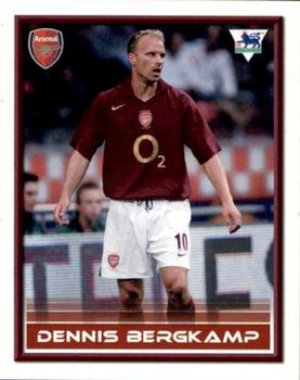 2005-06 Merlin FA Premier League Sticker Quiz Collection #12 Dennis Bergkamp Front
