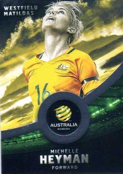 2016-17 Tap 'N' Play Football Australia - Silver Parallel #32 Michelle Heyman Front