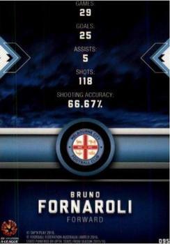 2016-17 Tap 'N' Play Football Australia - Gold Parallel #95 Bruno Fornaroli Back