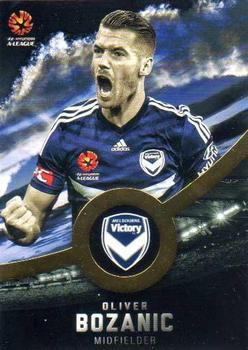 2016-17 Tap 'N' Play Football Australia - Gold Parallel #111 Oliver Bozanic Front