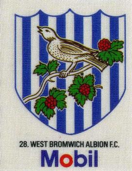 1983 Mobil Football Club Badges #28. West Bromwich Albion Badge Front