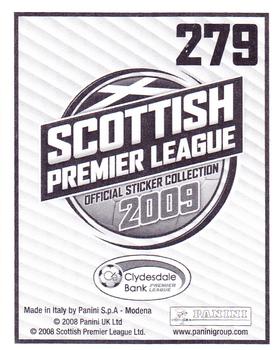 2009 Panini Scottish Premier League Stickers #279 Ian Murray Back