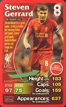 2013-14 Top Trumps Liverpool #NNO Steven Gerrard Front