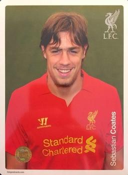 2012-13 Tin Concepts FC Legends Liverpool #NNO Sebastian Coates Front