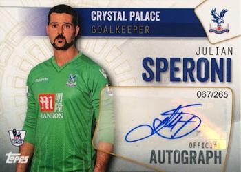 2015-16 Topps Premier Club - Signatures #NNO Julian Speroni Front