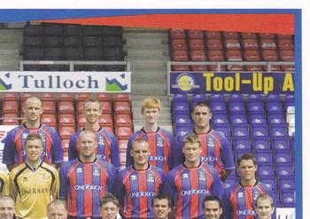 2007 Panini Scottish Premier League Stickers #248 Inverness CT Team Group Front