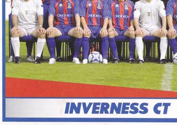 2007 Panini Scottish Premier League Stickers #249 Inverness CT Team Group Front