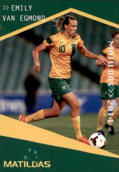 2014-15 Tap 'N' Play Football Federation Australia #NNO Emily Van Egmond Front
