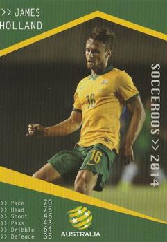 2014-15 Tap 'N' Play Football Federation Australia #NNO James Holland Front