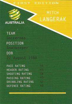 2014-15 Tap 'N' Play Football Federation Australia #NNO Mitch Langerak Back