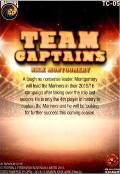 2015-16 Tap 'N' Play Football Federation Australia - Team Captains #TC-05 Nick Montgomery Back