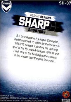 2015-16 Tap 'N' Play Football Federation Australia - Sharp Shooters #SH-07 Besart Berisha Back