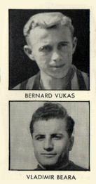 1958 D.C. Thomson Hotspur World Cup Footballers #4 Bernard Vukas / Vladimir Beara Front