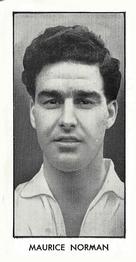 1958 D.C. Thomson Hotspur World Cup Footballers #8 Maurice Norman Front