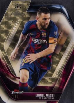 2019-20 Finest UEFA Champions League - Finest Performers Die Cut SuperFractor #FCLP-LM Lionel Messi Front