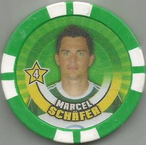 2010-11 Topps Bundesliga Chipz #206 Marcel Schafer Front