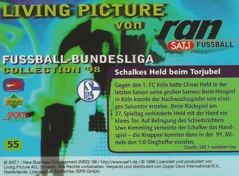 1998 Upper Deck 3D Living Pictures Fussball Bundesliga #55 Sven Kmetsch Back