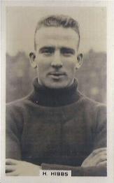 1936 Scerri's Cigarettes International Footballers #4. Harry Hibbs Front