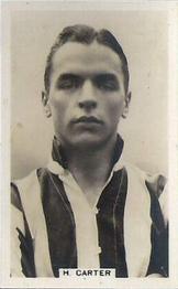 1936 Scerri's Cigarettes International Footballers #8. Raich Carter Front