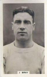 1936 Scerri's Cigarettes International Footballers #19. Jackie Bray Front