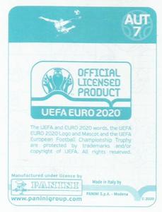 2020 Panini UEFA Euro 2020 International Stickers Preview #AUT7 Heinz Lindner Back