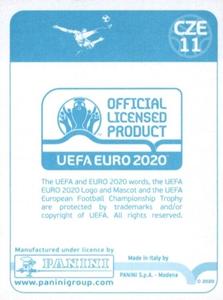 2020 Panini UEFA Euro 2020 International Stickers Preview #CZE11 Jakub Brabec Back