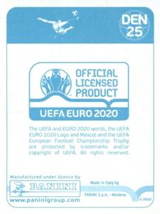 2020 Panini UEFA Euro 2020 International Stickers Preview #DEN25 Christian Gytkjaer Back