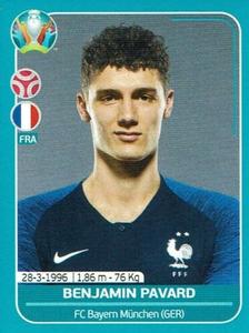 2020 Panini UEFA Euro 2020 International Stickers Preview #FRA9 Benjamin Pavard Front