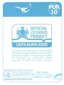 2020 Panini UEFA Euro 2020 International Stickers Preview #POR10 Ricardo Pereira Back