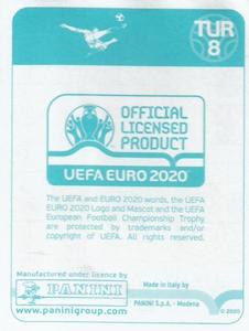 2020 Panini UEFA Euro 2020 International Stickers Preview #TUR8 Sinan Bolat Back