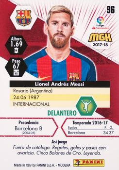 2017-18 Panini Megacracks LaLiga #96 Messi Back