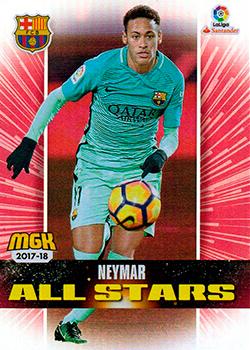 2017-18 Panini Megacracks LaLiga #107 Neymar Front