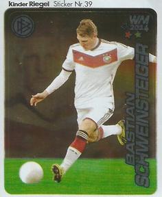 2014 Ferrero WM 2014 DFB Team - Kinder Riegel #39 Bastian Schweinsteiger Front