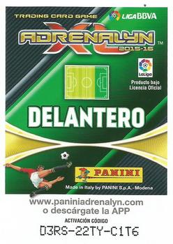 2015-16 Panini Adrenalyn XL Liga BBVA #64 Ruben Castro Back