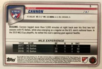 2020 Bowman MLS - Gold #5 Reggie Cannon Back