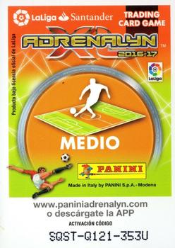 2016-17 Panini Adrenalyn XL LaLiga Santander #115 Pedro Mosquera Back