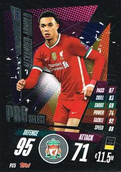 2020-21 Topps Match Attax UEFA Champions League - Pro Select #PS5 Trent Alexander-Arnold Front