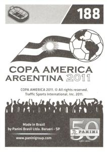2011 Panini Copa América #188 Oswaldo Vizcarrondo Back