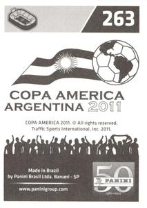 2011 Panini Copa América #263 Gerardo Torrado Back