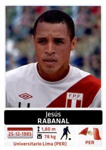 2011 Panini Copa América #283 Jesus Rabanal Front