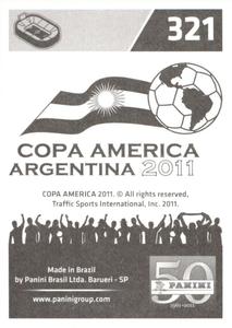 2011 Panini Copa América #321 Angel Di Maria Back
