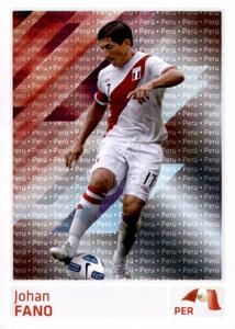 2011 Panini Copa América #335 Johan Fano Front